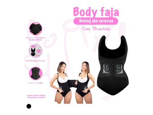 BODY FAJA RELOJ DE ARENA  CON BROCHES